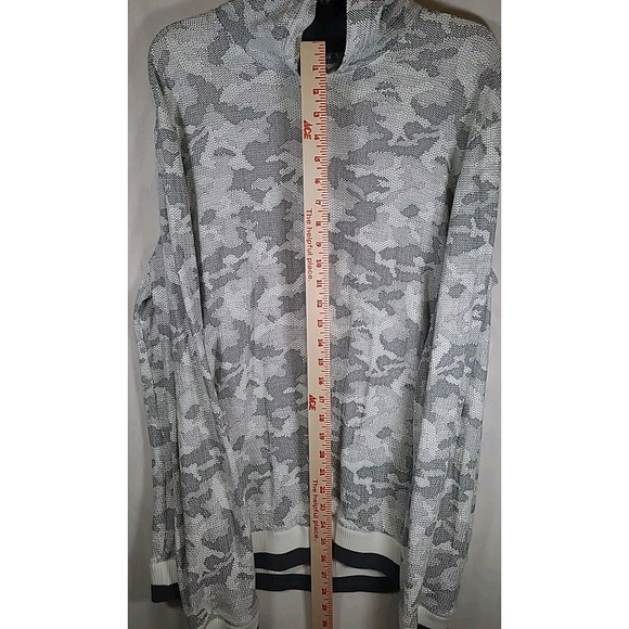 Michael Kors Pullover Hoodie Mens Size Medium Heavy Knit Long Sleeve Lined Hoodi - Picture 6 of 10